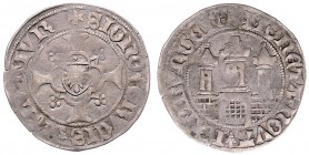 Stadt
Deutschland nach Regionen/Städten und Jahreszahlen geordnet, Hamburg. 4 Schilling, 1728. 2,09g
Schön 23
ss