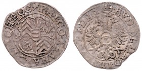 Ernst Ludwig 1678 - 1739
Deutschland nach Regionen/Städten und Jahreszahlen geordnet, Hessen. 10 Kreuzer, 1728. 2,35g
Schön 39
f.ss