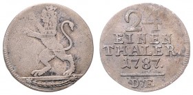 Wilhelm IX. 1785 - 1703
Deutschland nach Regionen/Städten und Jahreszahlen geordnet, Hessen. 1/24 Taler, 1787. 1,58g
Schön 158
f.ss