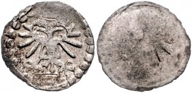 Stadt
Deutschland nach Regionen/Städten und Jahreszahlen geordnet, Kempten. Ag - Pfennig, o. Jahr ( ab 1510 ). einseitig, gekrönter Doppeladler, dar. ...