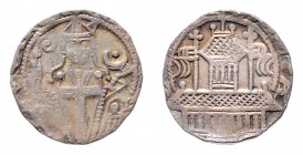 Konrad von Hochstaden 1238 - 1261
Deutschland nach Regionen/Städten und Jahreszahlen geordnet, Köln. Pfennig, o. Jahr. Addendorn, erzbischöfliche köln...
