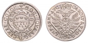 Stadt
Deutschland nach Regionen/Städten und Jahreszahlen geordnet, Köln. 1/6 Taler, 1717. mit Titel Karls VI.
4,16g
Schön 9, Noss 590
stgl