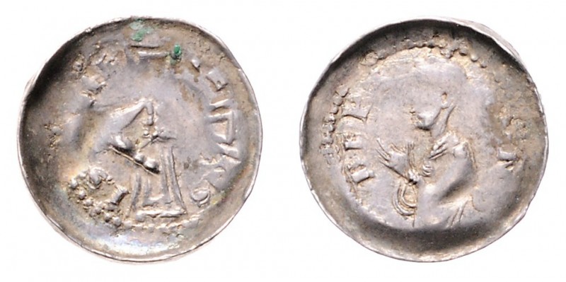 Johannes von Apremont 1224 - 1238
Frankreich, Metz Bistum. Denier, o. Jahr. Bisc...