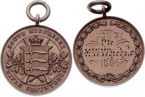 Victoria 1837 - 1901
Großbritannien. Bronzemedaille, 1884. Middlesex, Gewinner bei H.W. Whirchela
London
5,29g
H. -
stgl
