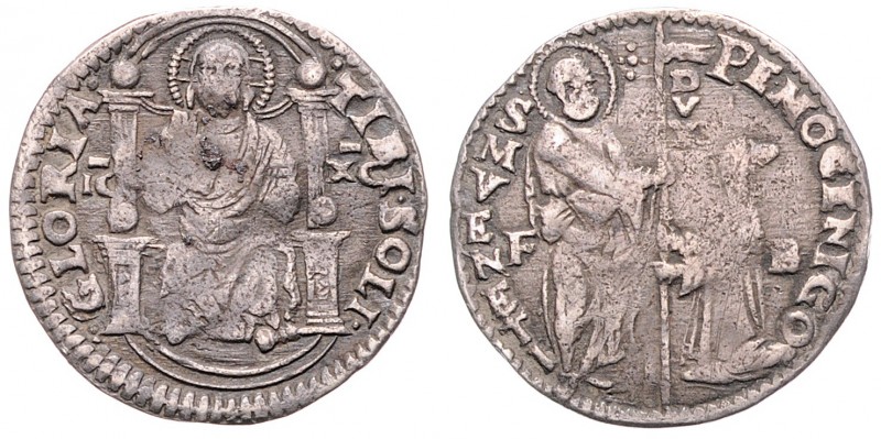 Giovanni Mocenigo 1478 - 1485
Italien, Venedig. 1/2 Lira, o. Jahr. Hlg. Markus /...