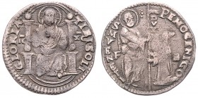 Giovanni Mocenigo 1478 - 1485
Italien, Venedig. 1/2 Lira, o. Jahr. Hlg. Markus // Thron, Erlöser.
3,00g
Montenegro 230
f.ss/ss