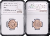 nach 1945
Jugoslawien. 1 Dinara, 1978. Probe/Proba in NGC Holder
Paris
4,88g
KM Pn27
PF 63