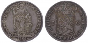 Unbestimmt
Niederlande, Holland. Gulden, 1762. 10,57g
Ned.Munt. 2.18.83.
f.vz