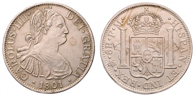Carlos IV. 1788 - 1808
Mexico. 8 Reales, 1801. Kopie/Copy/Fälschung
Mexico City
...