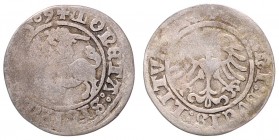 Sigismund I. 1506 - 1548
Polen. Halbgroschen, 1509. Litauen
1,08g
Gum. 507
s