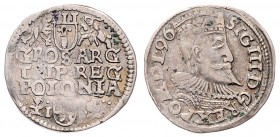 Sigismund III. Wasa 1587 - 1632
Polen. 3 Gröscher, 1596. 2,29g
ss
