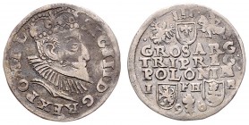 Sigismund III. Wasa 1587 - 1632
Polen. 3 Gröscher, 1596. 2,13g
ss