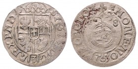Sigismund III. Wasa 1587 - 1632
Polen. 1/24 Taler, 1618. 1,46g
vz