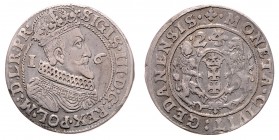 Sigismund III. Wasa 1587 - 1632
Polen. 1/4 Taler, 1624. Danzig
6,55g
Gum. 1342
ss