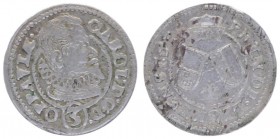 Karl Eusebius von Liechtenstein 1614 - 1627
Polen, Schlesien - Troppau. 3 Kreuzer, 1615 BH. Troppau
1,69g
Fr.u.S. 3144, HMZ 1425
win. Sf.
ss