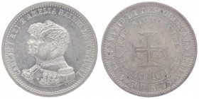 Carlos I. 1889 - 1908
Portugal. 500 Reis, 1898. Lissabon
12,60g
Gomes 12.01
vz