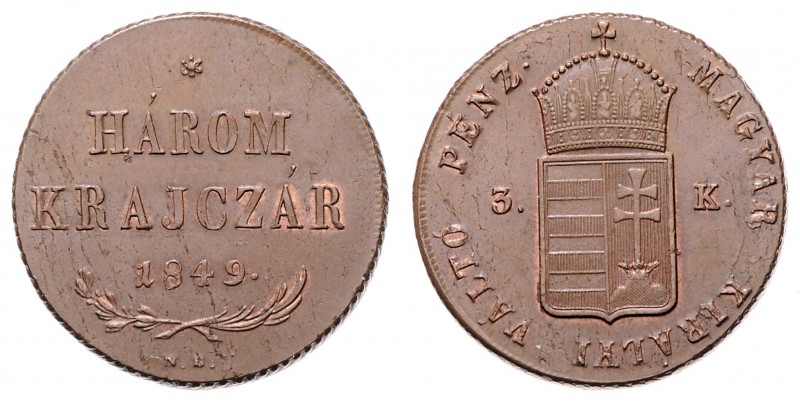 Ferdinand I. 1835 - 1848
Harom (=3) Kracjzar, 1849 KB. Kremnitz
25,83g
Fr. 1078
...