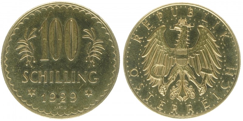 100 Schilling, 1929
1. Republik 1918 - 1933 - 1938. Wien. 23,59g
Her. 8
vz/stgl