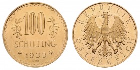 100 Schilling, 1933
1. Republik 1918 - 1933 - 1938. Wien. 23,58g
Her. 11
vz/stgl