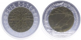 25 Euro, 2006
2. Republik 1945 - heute. EU Satellitennavigation, in Etui mit Zertifikat. Wien
16,81g
ANK 2019 Seite 259
stgl