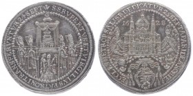 Paris Graf Lodron 1619 - 1653
Erzbistum Salzburg. 1/2 Taler, 1628. Salzburg
14,37g
HZ 1438
win. Kr.
vz