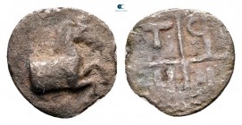 Macedon. Chalkidian League circa 425-390 BC. Trihemiobol AR