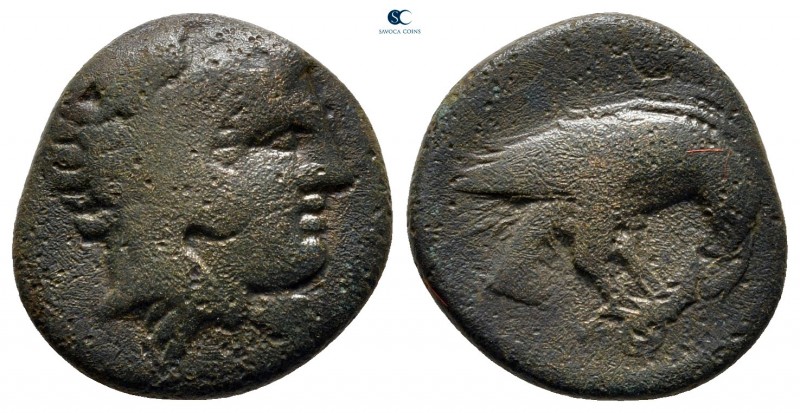 Kings of Macedon. Uncertain mint. Amyntas III 393-369 BC. 
Bronze Æ

16 mm, 3...