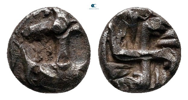Thrace. Apollonia Pontica circa 540-530 BC. 
Hemiobol AR

7 mm, 0,39 g


...