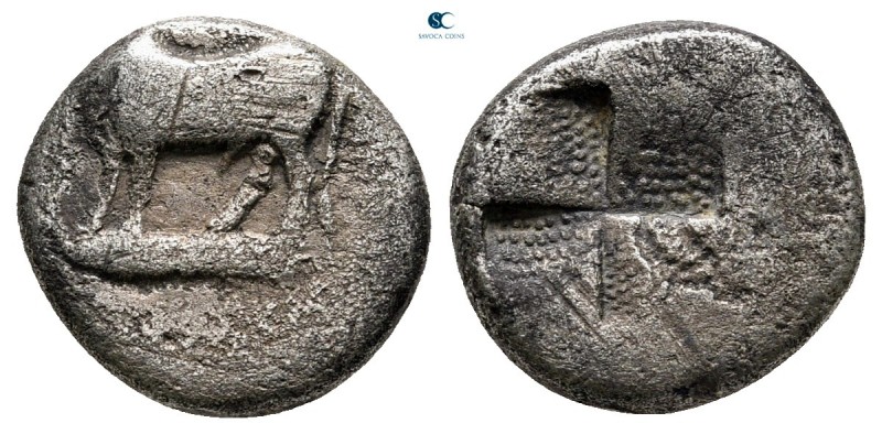 Thrace. Byzantion circa 340-320 BC. 
Hemidrachm AR

13 mm, 2,04 g



near...
