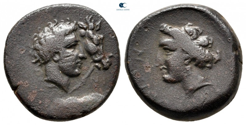 Thessaly. Gyrton circa 350-300 BC. 
Dichalkon Æ

18 mm, 4,30 g



very fi...