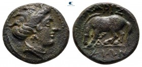 Thessaly. Larissa circa 375-350 BC. Chalkous Æ
