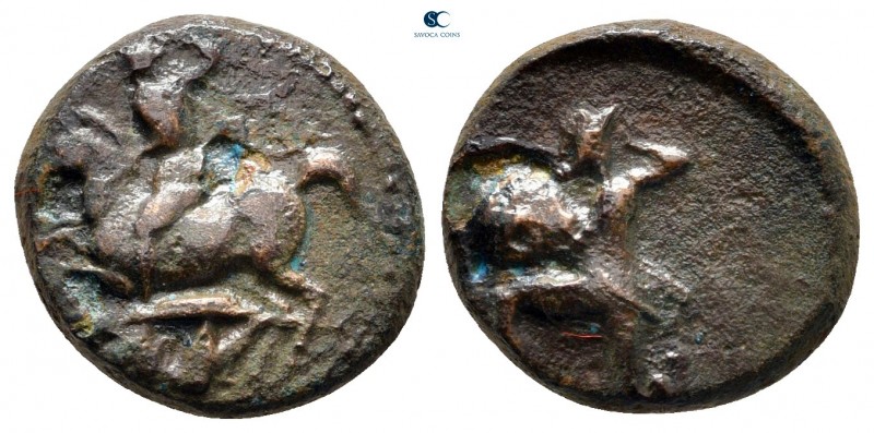 Thessaly. Pelinna circa 400-375 BC. 
Chalkous Æ

15 mm, 2,88 g



very fi...