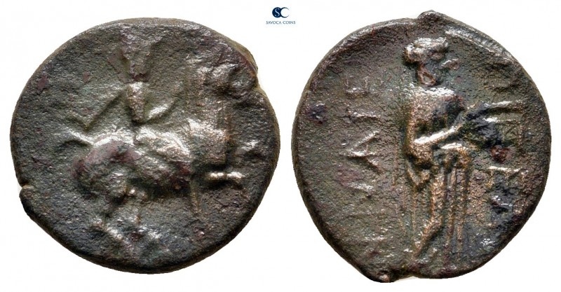Thessaly. Pelinna circa 350-300 BC. 
Dichalkon Æ

15 mm, 2,16 g



very f...