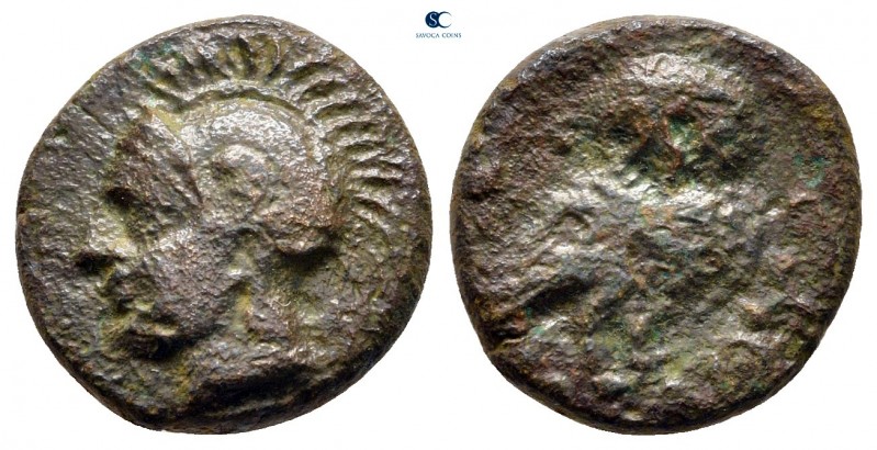 Akarnania. Thyrrheion circa 300-250 BC. 
Chalkous Æ

14 mm, 2,58 g



nea...