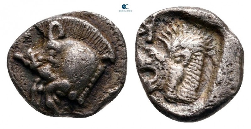 Mysia. Kyzikos circa 475-450 BC. 
Obol AR

9 mm, 0,79 g



very fine