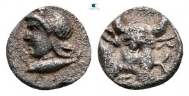 Mysia. Kyzikos circa 410-400 BC. Hemiobol AR