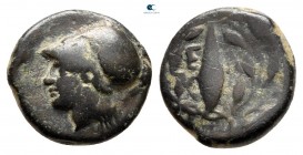 Aiolis. Elaia circa 340-300 BC. Bronze Æ