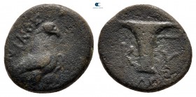 Aiolis. Kyme circa 350-200 BC. Bronze Æ