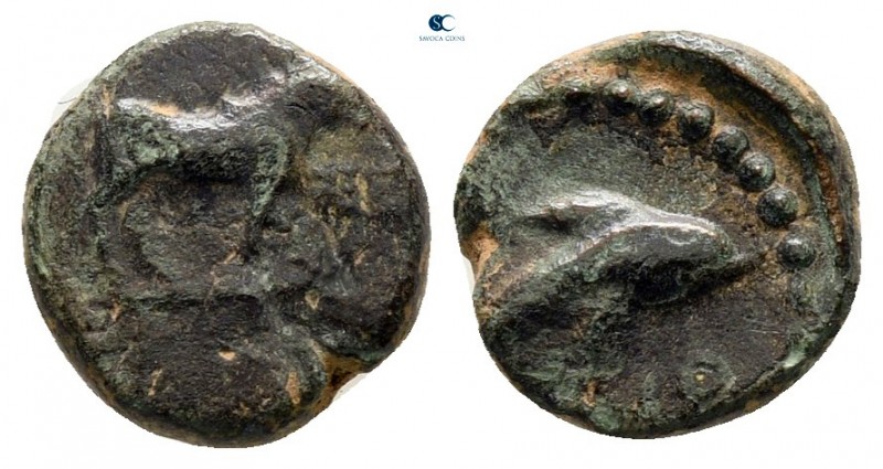 Caria. Keramos circa 400-300 BC. 
Bronze Æ

9 mm, 0,81 g



very fine