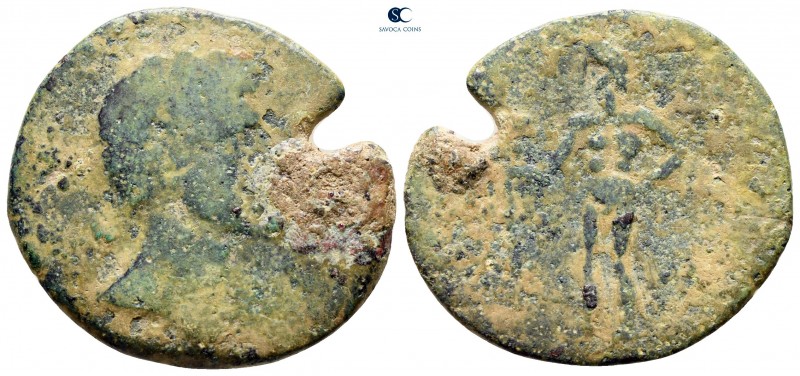 Hispania. Osset. Augustus 27 BC-AD 14. 
Bronze Æ

25 mm, 6,28 g



fine