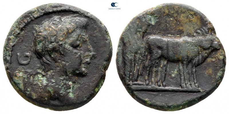 Macedon. Philippi. Augustus 27 BC-AD 14. 
Bronze Æ

17 mm, 4,42 g



very...