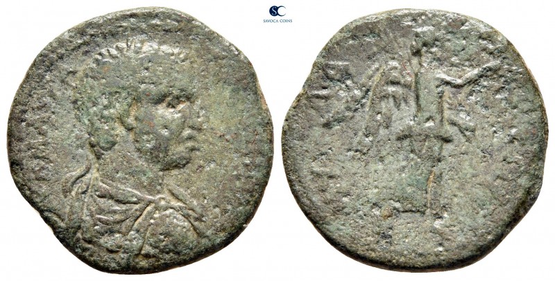 Macedon. Stobi. Caracalla AD 198-217. 
Bronze Æ

21 mm, 5,03 g



nearly ...