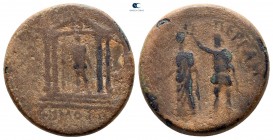 Mysia. Pergamon. Augustus 27 BC-AD 14. M. Plautius Silvanus, proconsul, and Demophon. Bronze Æ