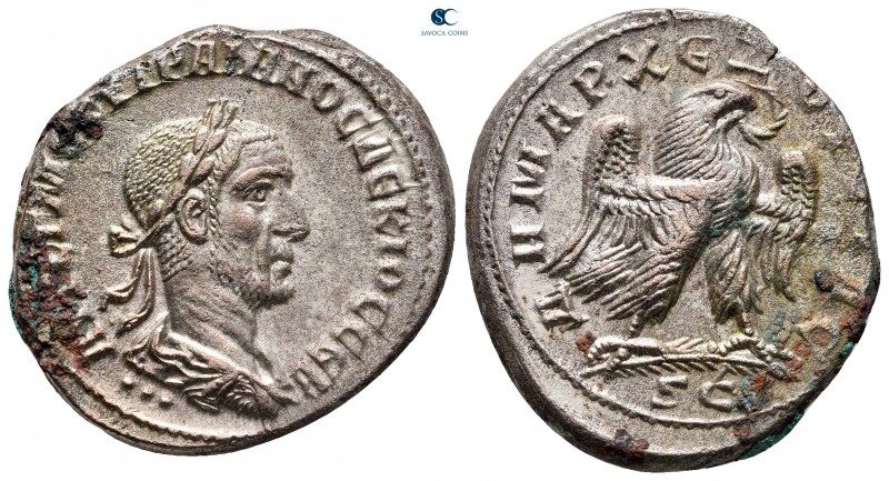 Seleucis and Pieria. Antioch. 3rd officina. Trajan Decius AD 249-251. Struck AD ...