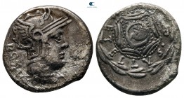 M. Caecilius Q.f. Q.n. Metellus 127 BC. Rome. Denarius AR