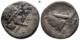 Mn. Fonteius circa 108-107 BC. Rome. Denarius AR