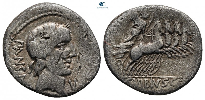 C. Vibius C.f. Pansa 90 BC. Rome
Denarius AR

18 mm, 3,64 g



very fine