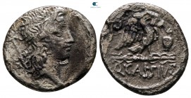 Q. Cassius Longinus 55 BC. Rome. Denarius AR
