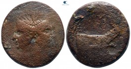Sextus Pompey Magnus circa 42-38 BC. Uncertain mint in Sicily. As Æ