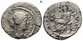 C. Clodius Vestalis 41 BC. Rome. Denarius AR